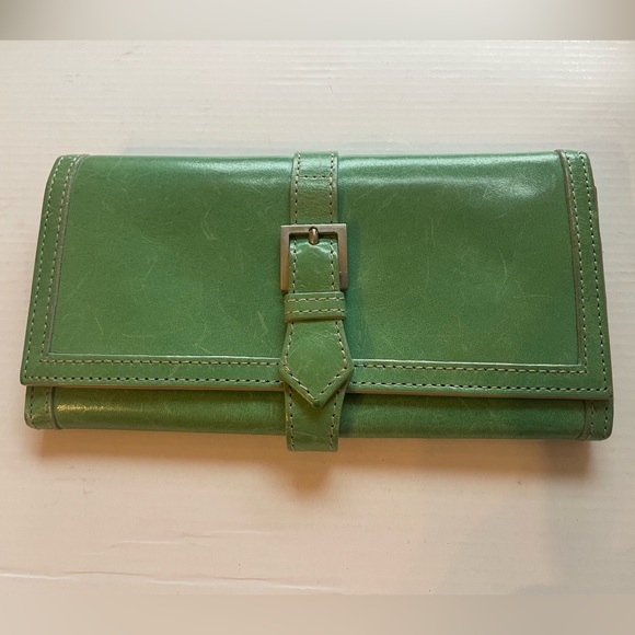 Burberry Blue Label Leather Wallet Lime Green Nova Check Lined Japan Luxury - Picture 3 of 17